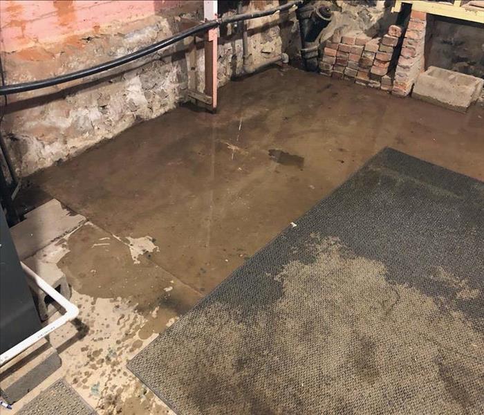 Wet concrete basement 