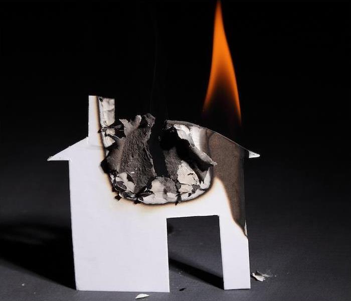 < img src =”paper.jpg” alt = “a small paper house burning" >
